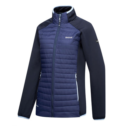 Navy Skyway - Side - Regatta Womens-Ladies Clumber Hybrid Jacket