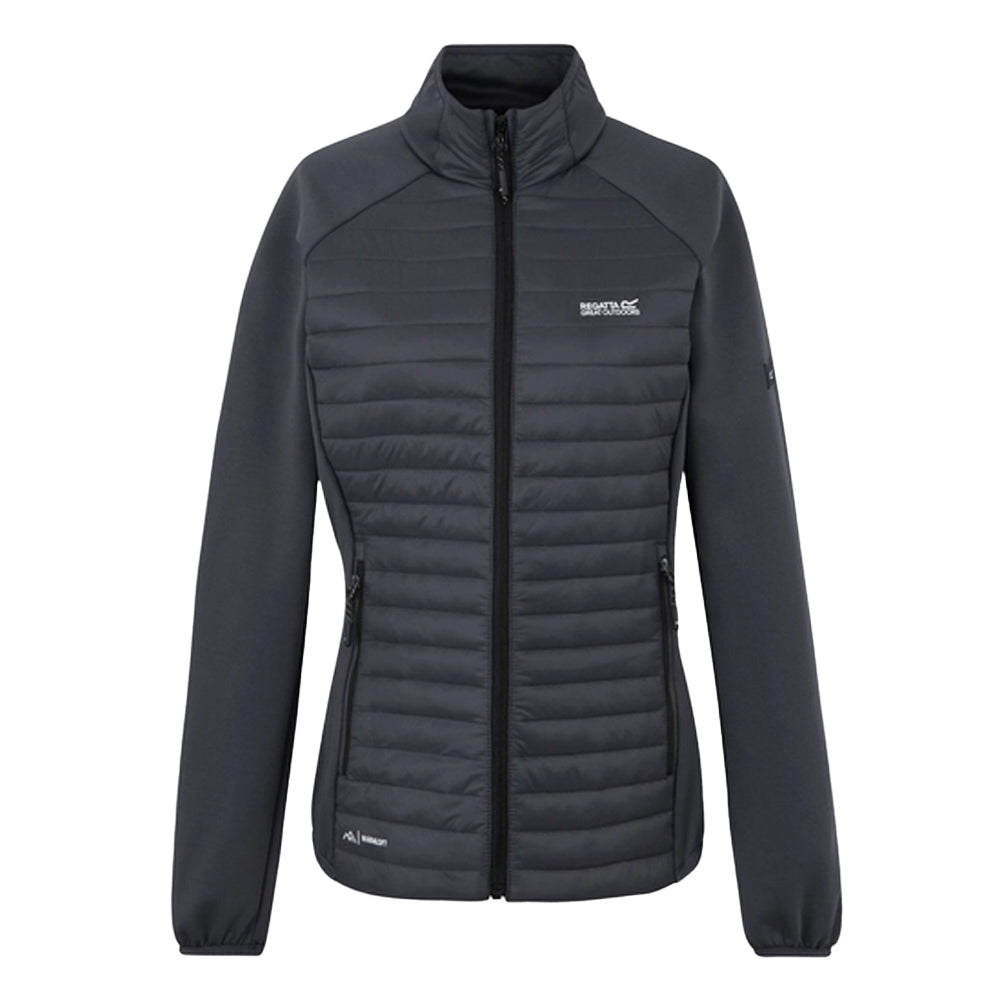 Seal Grey - Front - Regatta Womens-Ladies Clumber Hybrid Jacket