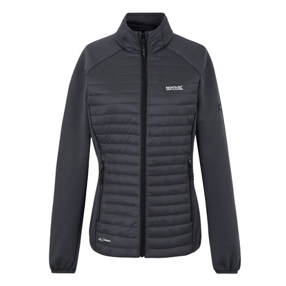 Seal Grey - Front - Regatta Womens-Ladies Clumber Hybrid Jacket