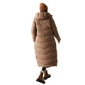 Mocha - Close up - Regatta Womens-Ladies Eloria Padded Jacket