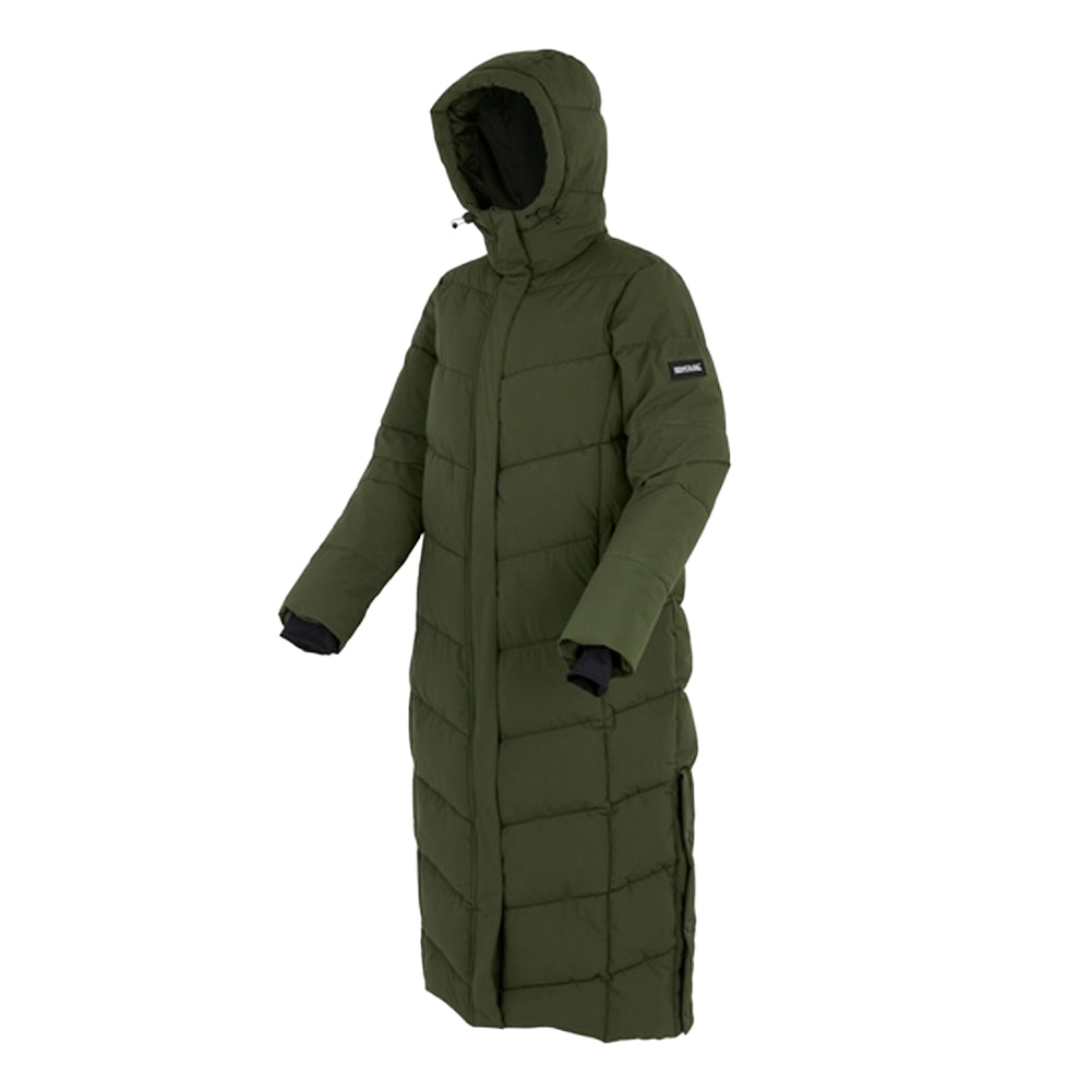 Dark Khaki - Side - Regatta Womens-Ladies Eloria Padded Jacket