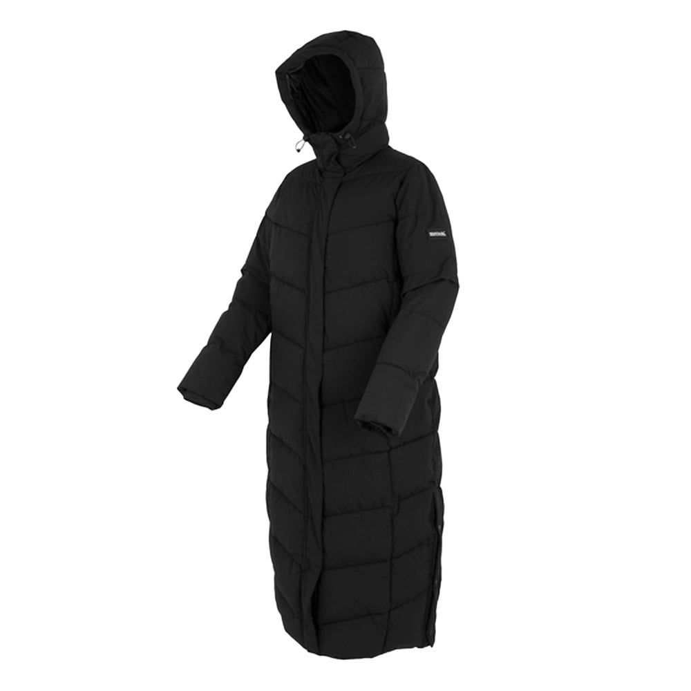 Black - Side - Regatta Womens-Ladies Eloria Padded Jacket