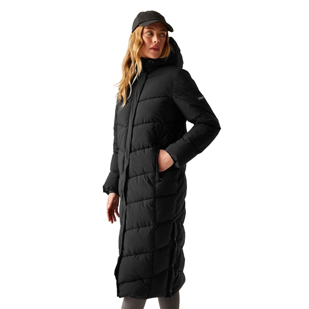 Black - Lifestyle - Regatta Womens-Ladies Eloria Padded Jacket