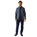 Navy - Close up - Regatta Mens Torrens Full Zip Fleece Jacket