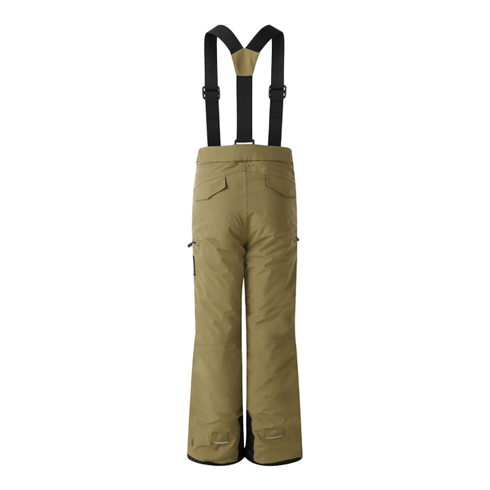 Martini Olive - Back - Dare 2B Childrens-Kids Pow II Waterproof Ski Trousers