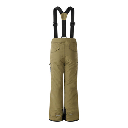 Martini Olive - Back - Dare 2B Childrens-Kids Pow II Waterproof Ski Trousers
