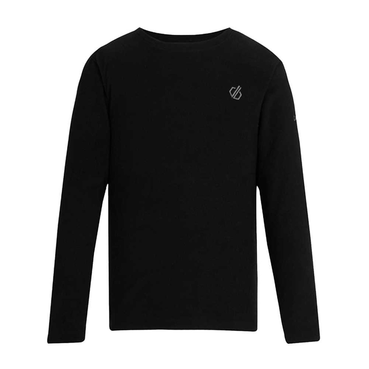 Black - Back - Dare 2B Childrens-Kids Plain Thermal Base Layer Set