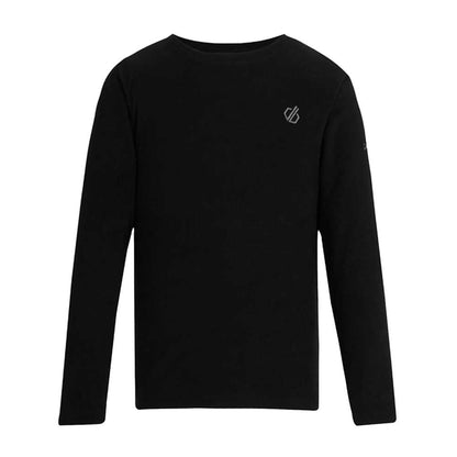 Black - Back - Dare 2B Childrens-Kids Plain Thermal Base Layer Set