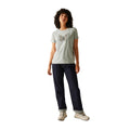 Grey Marl - Close up - Regatta Womens-Ladies Filandra VX Butterfly T-Shirt