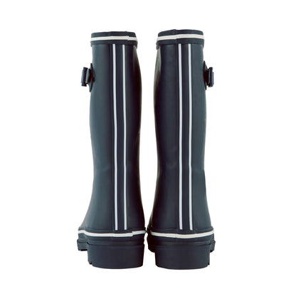 Navy - Back - Regatta Womens-Ladies Amelia Logo Wellington Boots