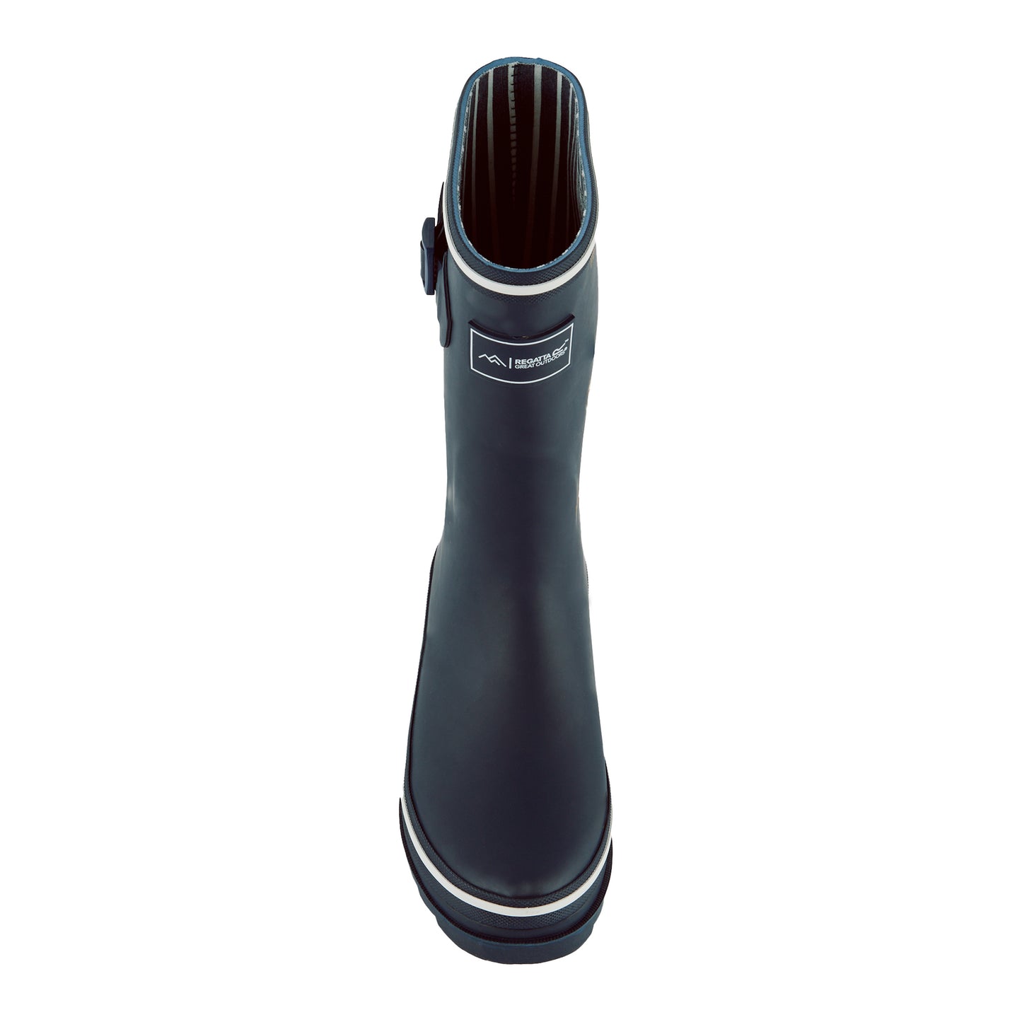 Navy - Pack Shot - Regatta Womens-Ladies Amelia Logo Wellington Boots