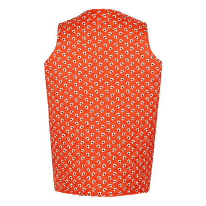 Clover Red - Back - Regatta Professional Womens-Ladies Orla Kiely Floral Quilted Gilet