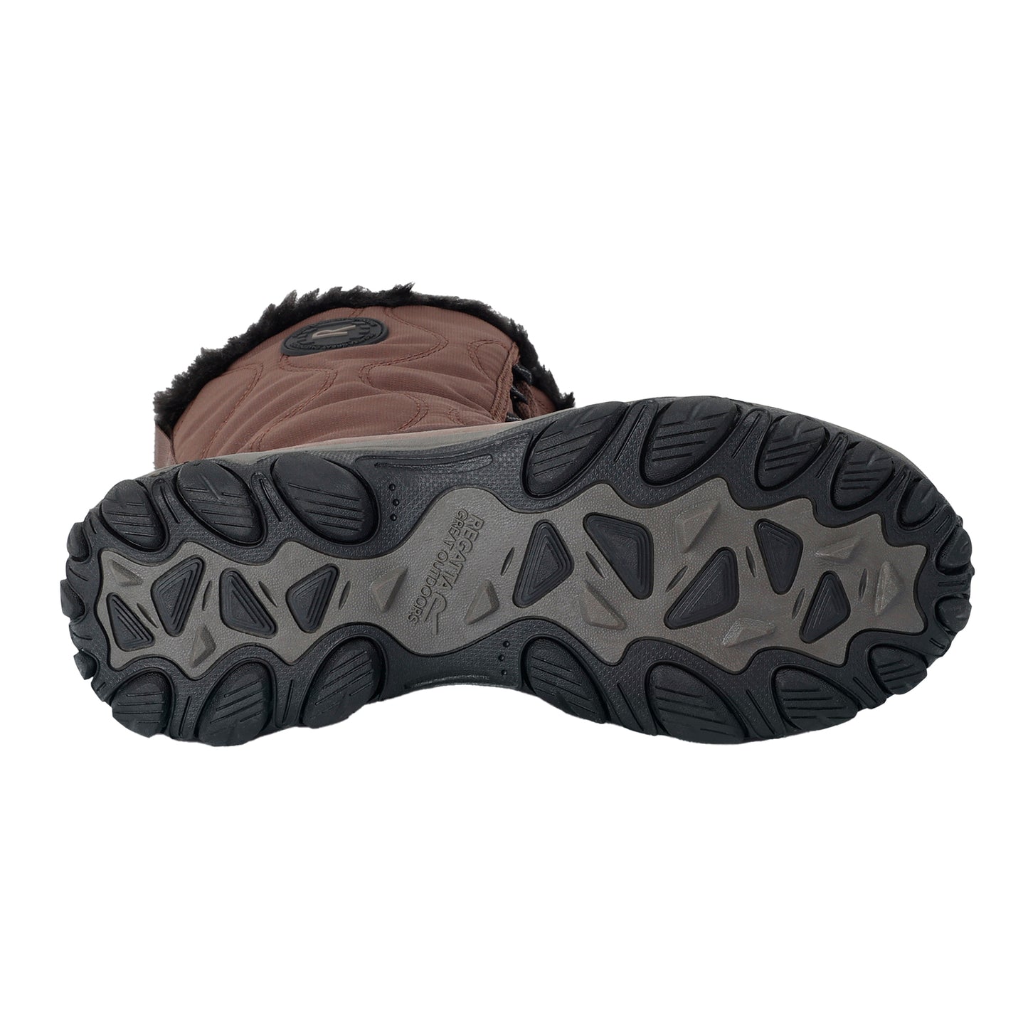 Chestnut Brown-Black - Pack Shot - Regatta Womens-Ladies Kirkwood Walking Boots
