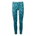 Storm Blue-Nordic Blue - Front - Dare 2B Girls Barlia Leopard Print Winter Leggings