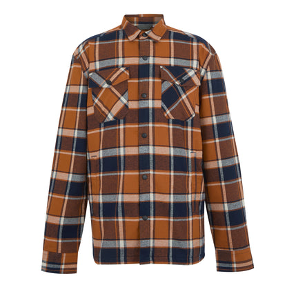 Glazed Ginger-Navy - Front - Regatta Mens Spennith Shacket