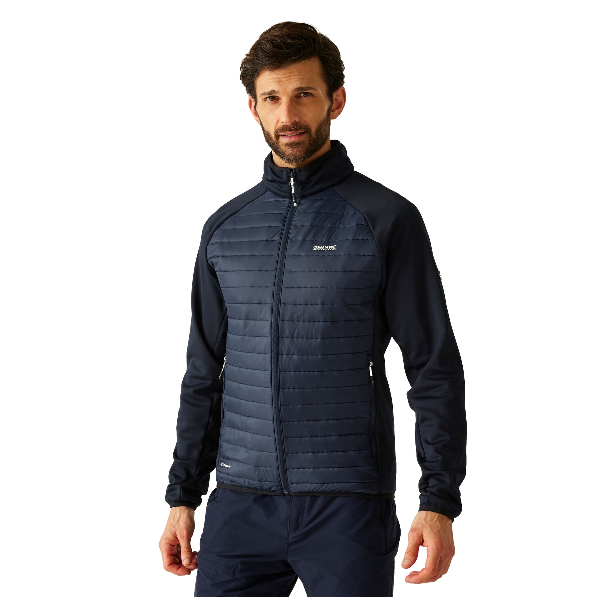 Navy - Lifestyle - Regatta Mens Clumber Hybrid Jacket