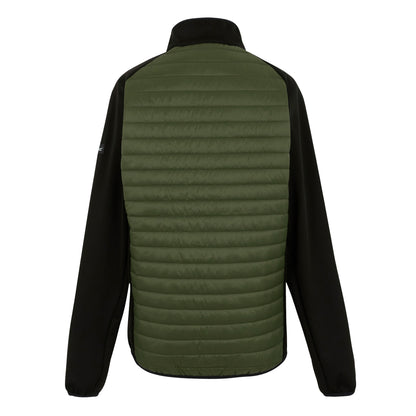 Olive Night-Black - Back - Regatta Mens Clumber Hybrid Jacket
