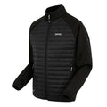 Black - Side - Regatta Mens Clumber Hybrid Jacket