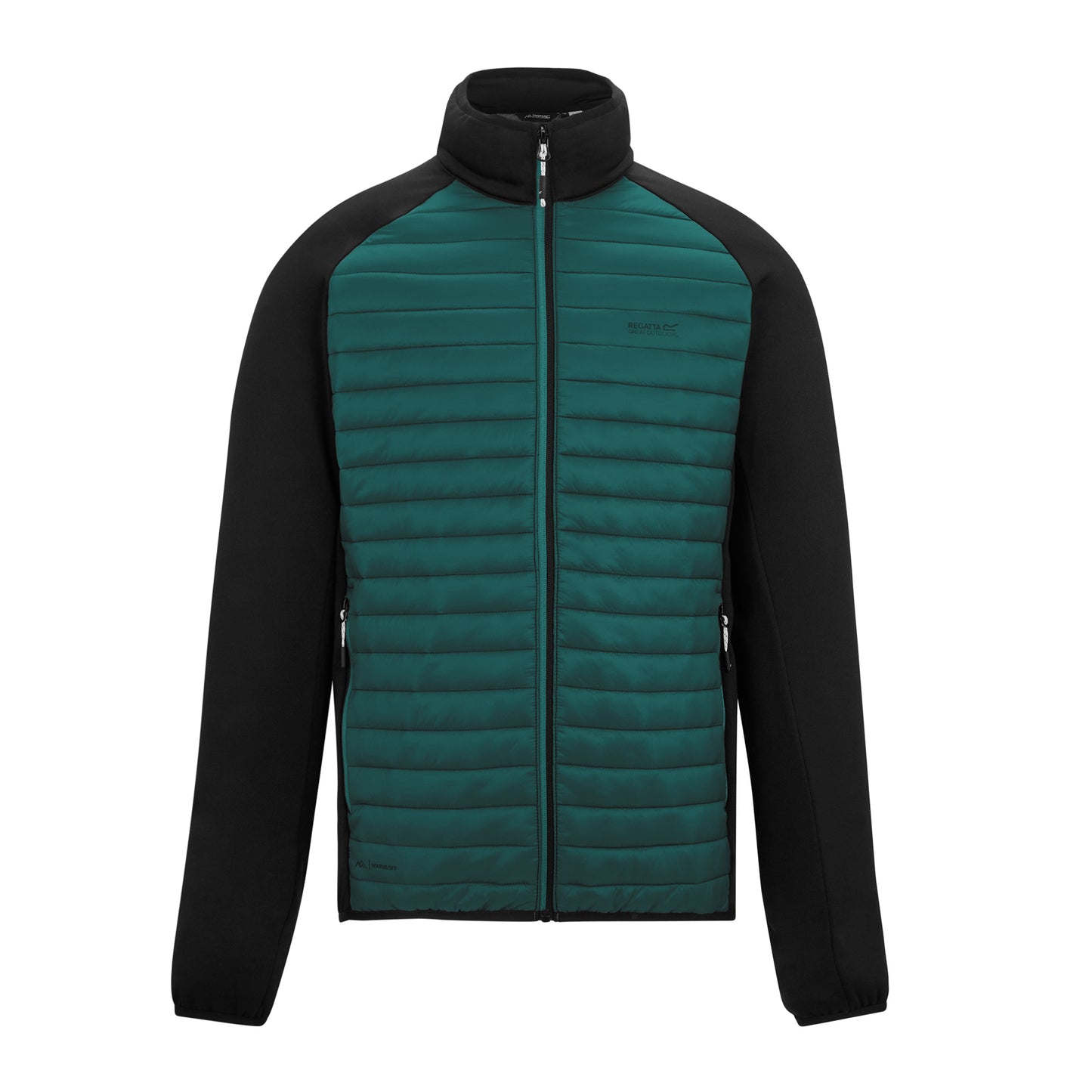 Mediterranean Green-Black - Front - Regatta Mens Clumber Hybrid Jacket