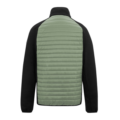 Light Sage-Black - Back - Regatta Mens Clumber Hybrid Jacket