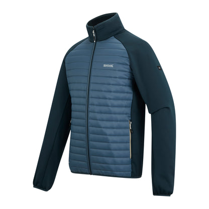 China Blue-Night Sky - Side - Regatta Mens Clumber Hybrid Jacket