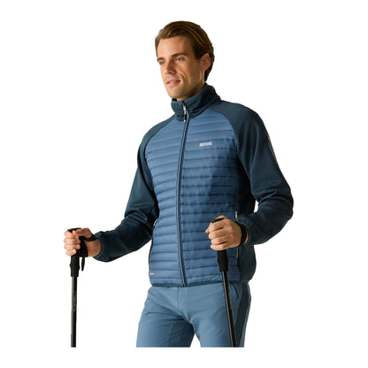 China Blue-Night Sky - Lifestyle - Regatta Mens Clumber Hybrid Jacket