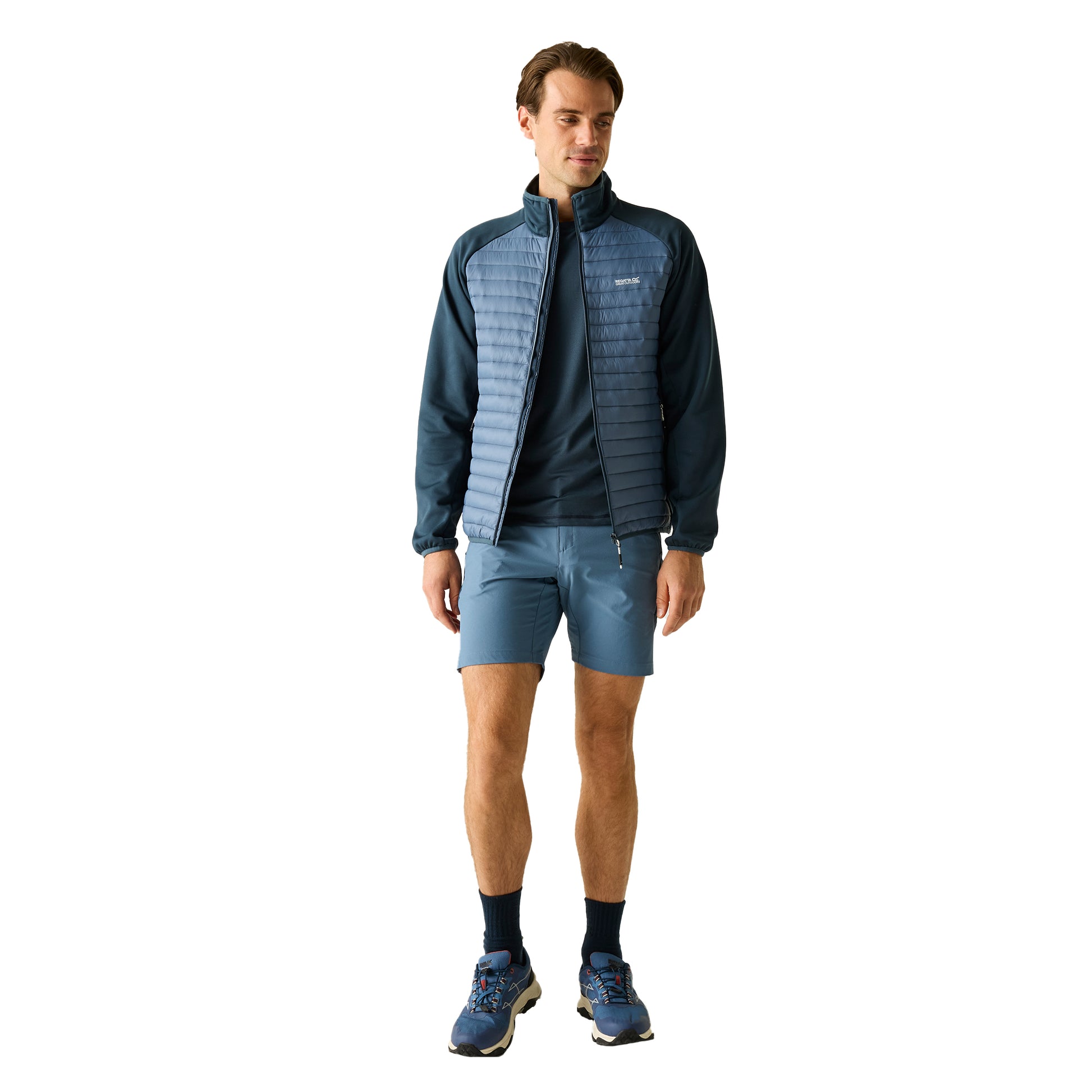 China Blue-Night Sky - Pack Shot - Regatta Mens Clumber Hybrid Jacket