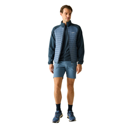 China Blue-Night Sky - Pack Shot - Regatta Mens Clumber Hybrid Jacket