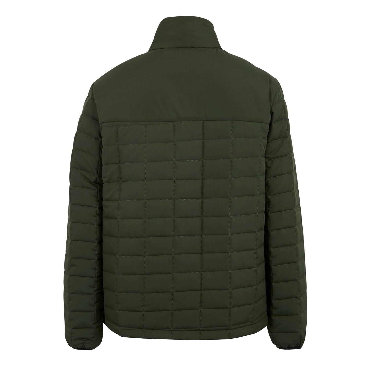 Dark Khaki-Black - Back - Regatta Womens-Ladies Haire Padded Jacket