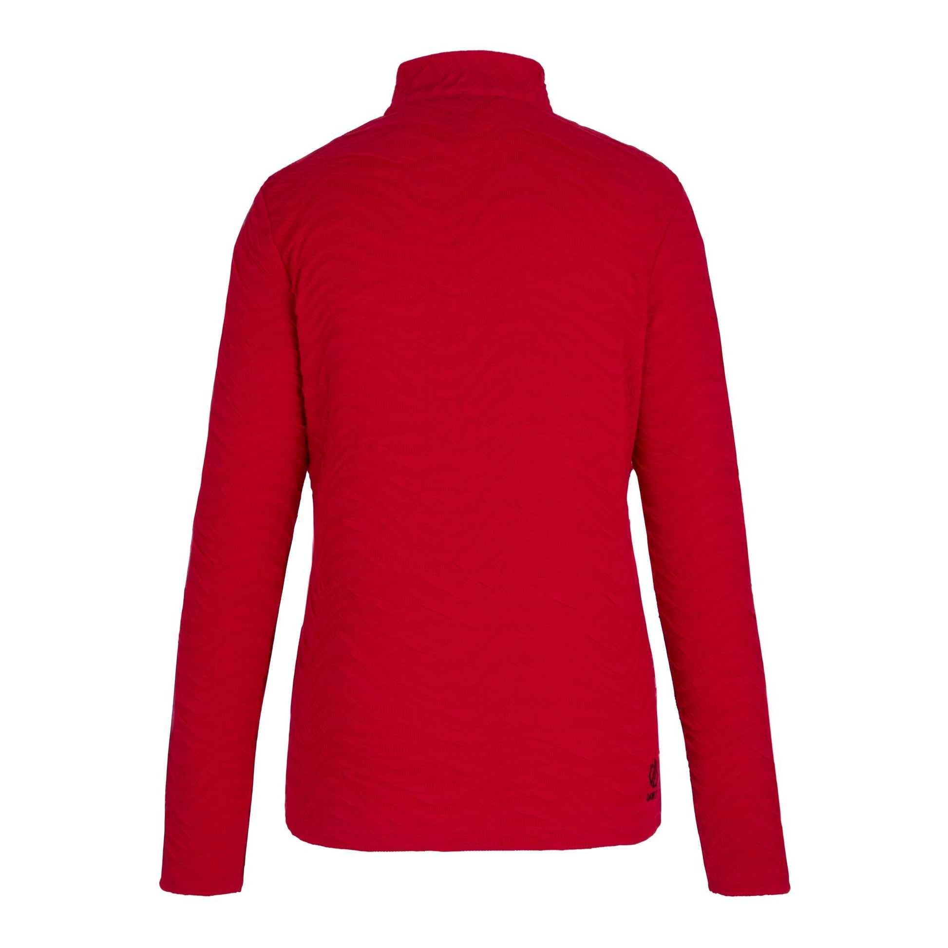 True Red - Back - Dare 2B Womens-Ladies Glamourize III Quilted Quarter Zip Midlayer