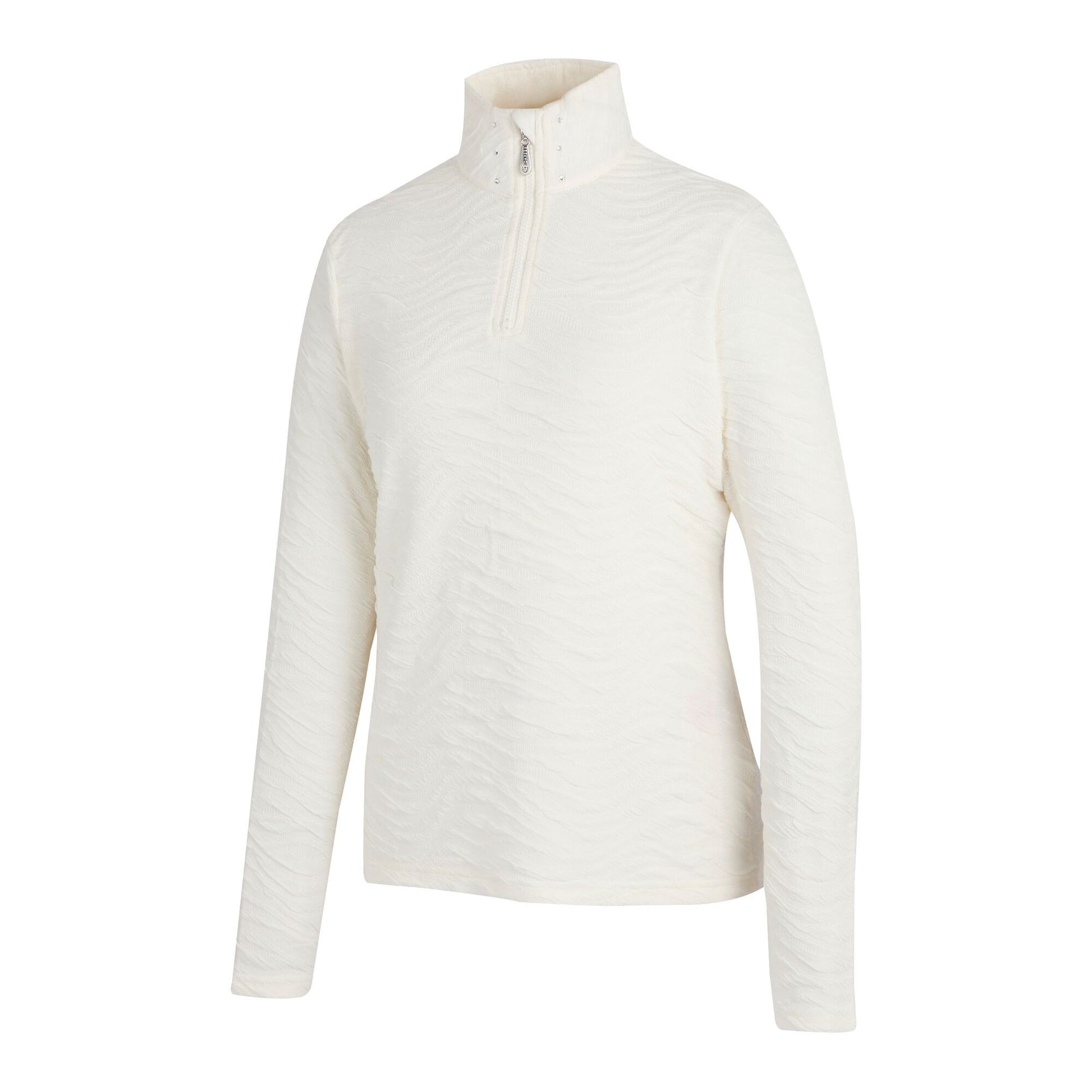 Grey Morn - Side - Dare 2B Womens-Ladies Glamourize III Quilted Quarter Zip Midlayer