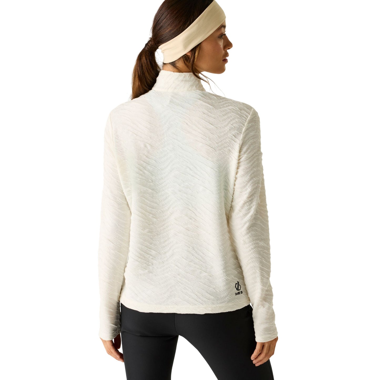 Grey Morn - Pack Shot - Dare 2B Womens-Ladies Glamourize III Quilted Quarter Zip Midlayer