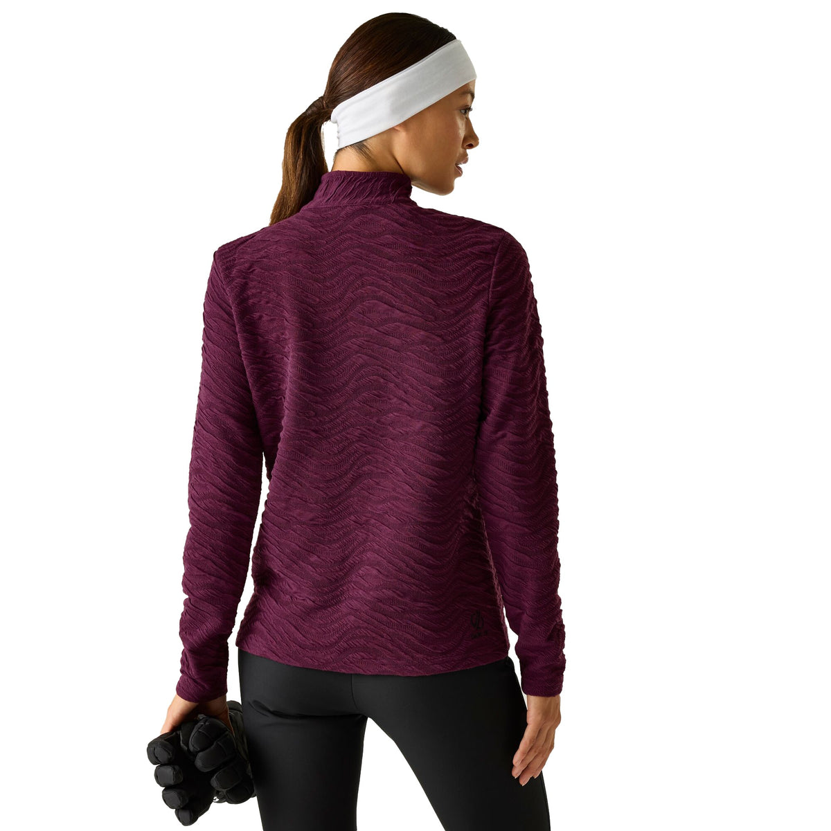 Fig - Pack Shot - Dare 2B Womens-Ladies Glamourize III Quilted Quarter Zip Midlayer