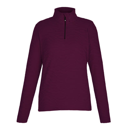 Fig - Front - Dare 2B Womens-Ladies Glamourize III Quilted Quarter Zip Midlayer