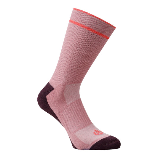 Lilas-Plum-Peach Bloom - Front - Dare 2B Unisex Adult Endurance Walking Socks