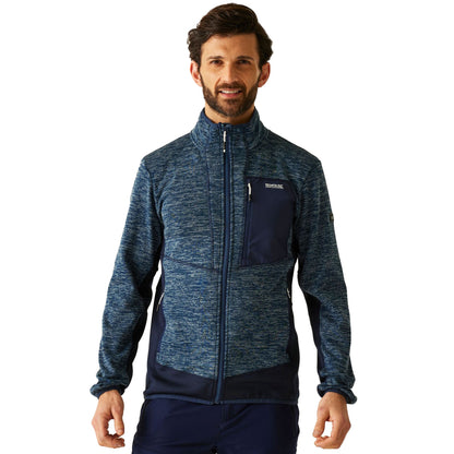Moonlight Denim-Navy Marl - Lifestyle - Regatta Mens Baslinn Fleece Jacket
