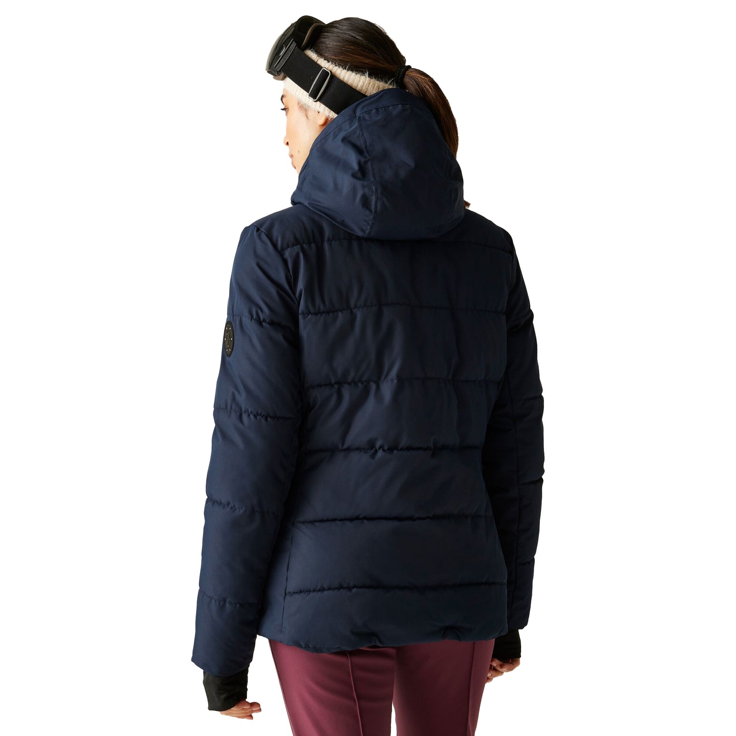 Navy - Pack Shot - Dare 2B Womens-Ladies Glacier Ski Jacket