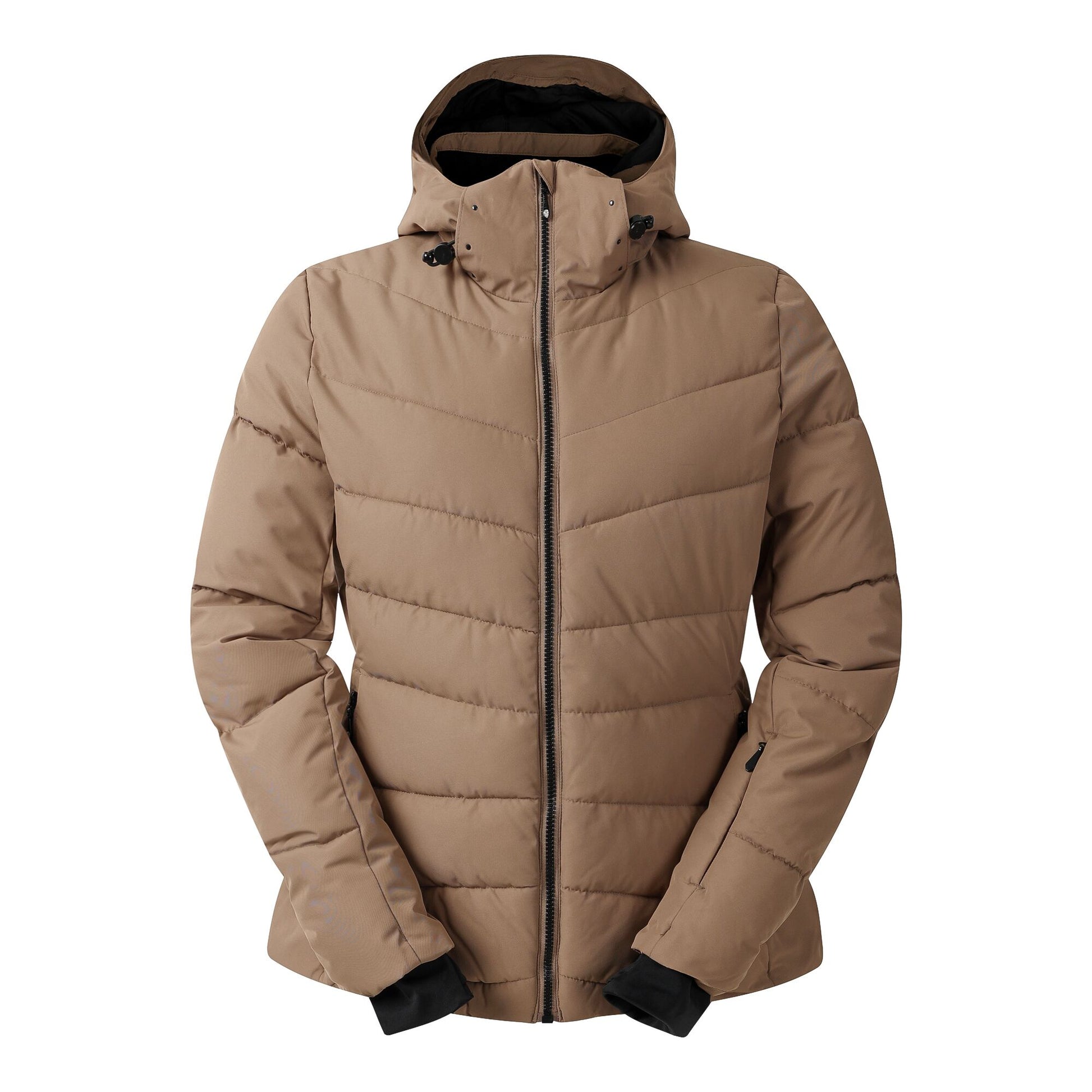 Pine Bark - Front - Dare 2B Womens-Ladies Glacier Ski Jacket