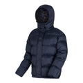 Navy - Side - Regatta Womens-Ladies Orla Kiely Flowers Quilted Oversized Jacket
