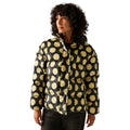 Black - Lifestyle - Regatta Womens-Ladies Orla Kiely Flower Quilted Oversized Jacket