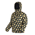 Black - Side - Regatta Womens-Ladies Orla Kiely Flower Quilted Oversized Jacket