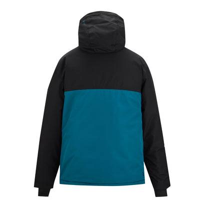 Kingfisher Blue - Back - Dare 2B Mens Freeride II Colour Block Overhead Ski Jacket