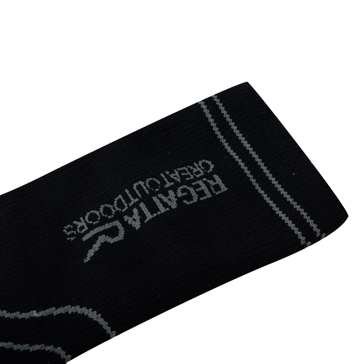 Black-Granite - Side - Regatta Unisex Adult Waterproof Crew Socks