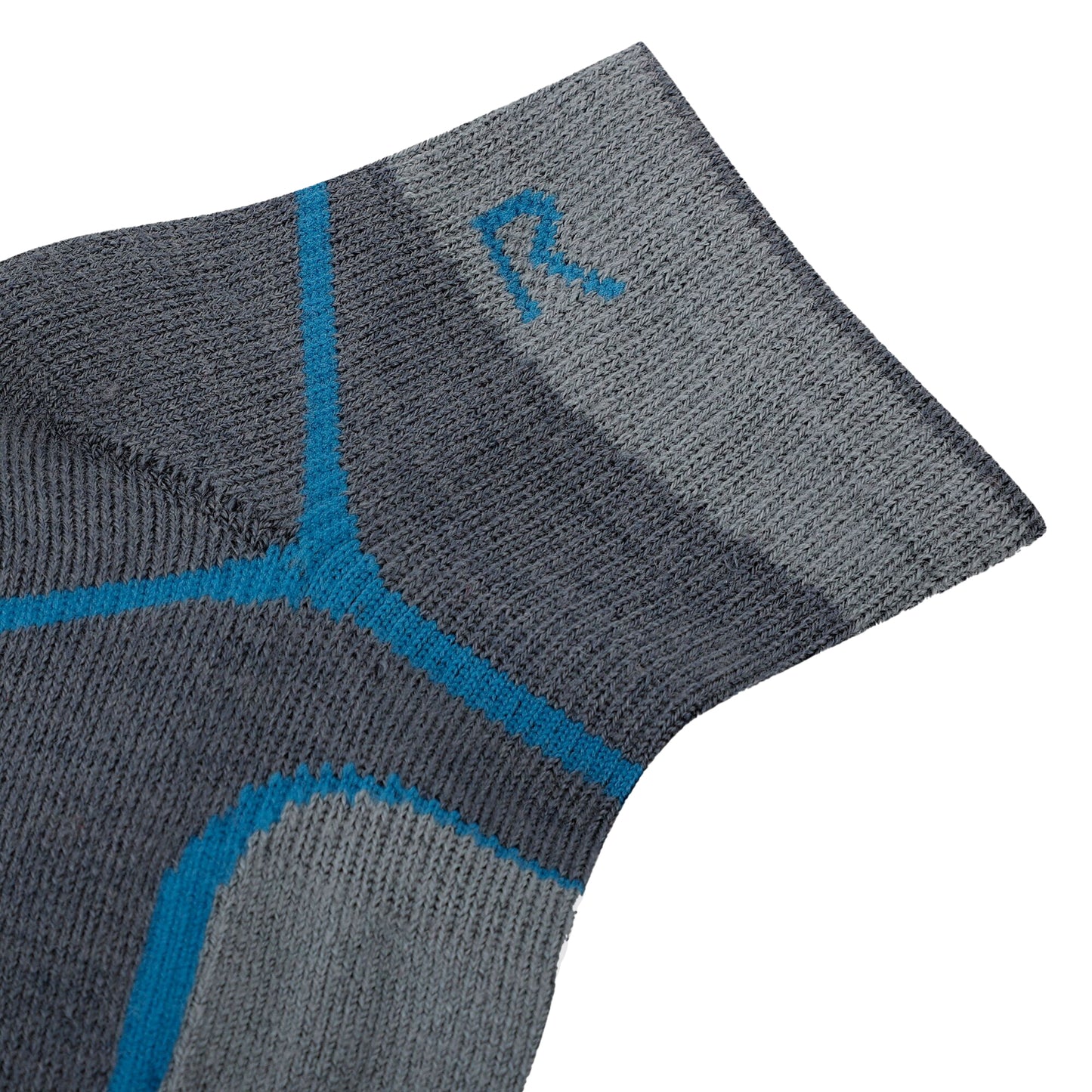 Dark Steel-Storm Blue - Side - Regatta Womens-Ladies Trail Merino Mix Ankle Socks
