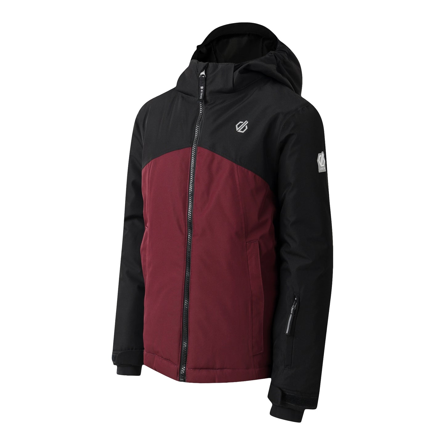 Black-Fig - Side - Dare 2B Childrens-Kids Impose V Ski Jacket