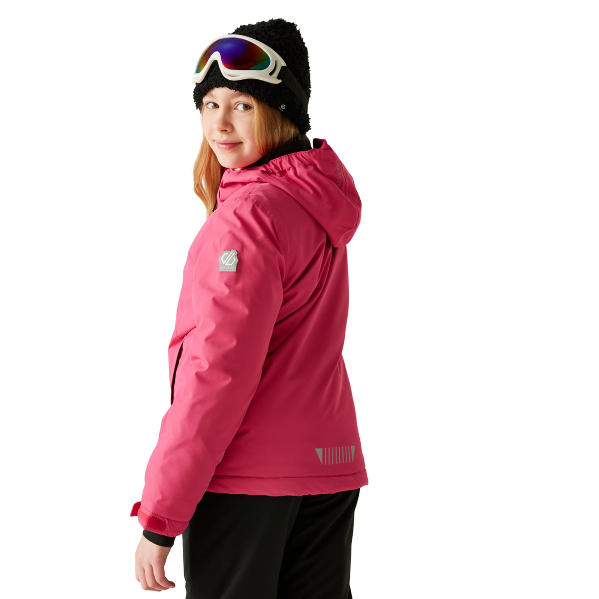 Hot Pink - Lifestyle - Dare 2B Childrens-Kids Impose V Ski Jacket