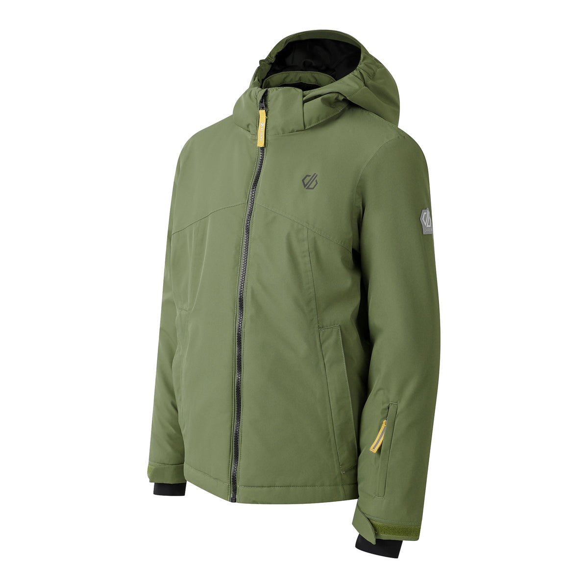Martini Olive - Side - Dare 2B Childrens-Kids Impose V Ski Jacket