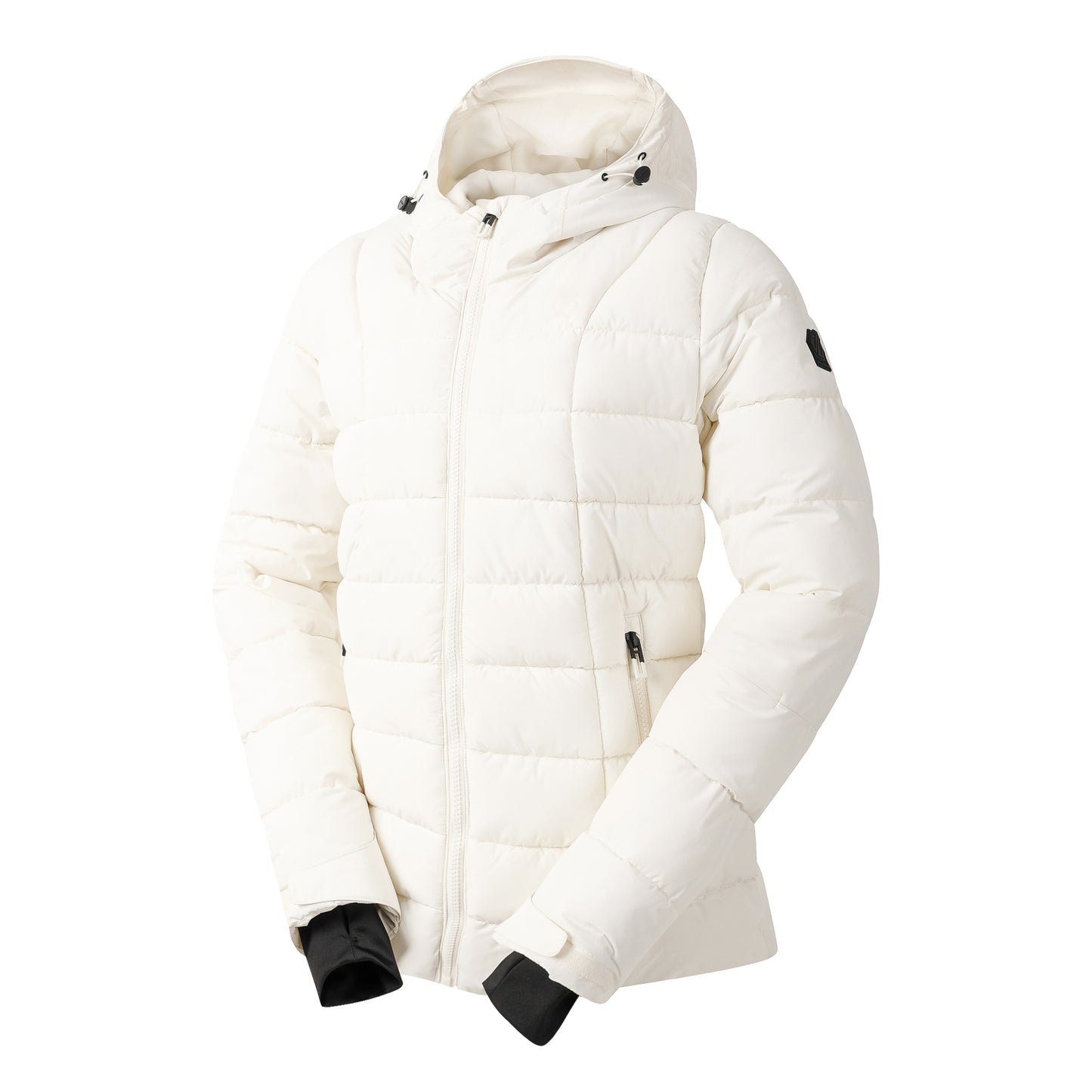 Egret - Side - Dare 2B Womens-Ladies Blindside Ski Jacket