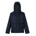 Blue - Front - Regatta Girls Orla Kiely Plain Padded Jacket