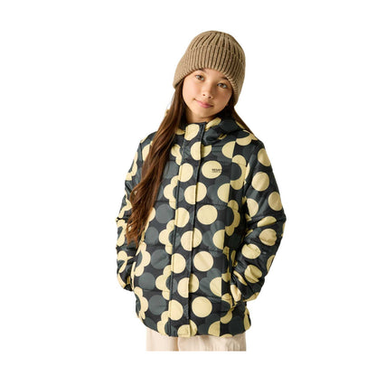 Black - Lifestyle - Regatta Girls Orla Kiely Daisy Padded Jacket
